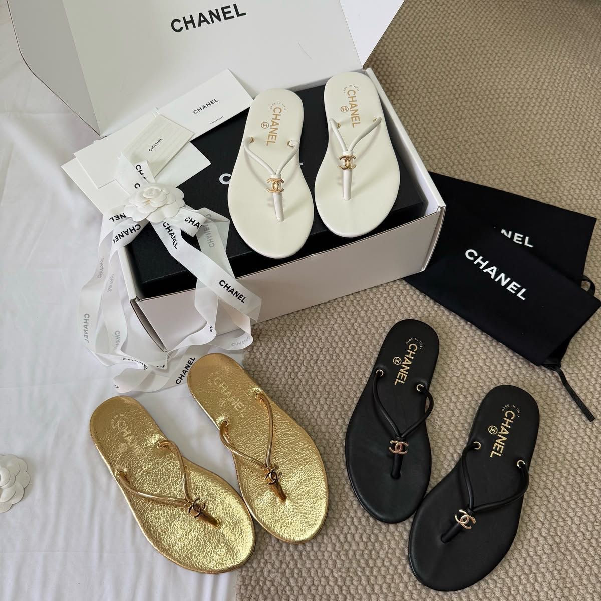 Sandales Chanel Élégance ✨